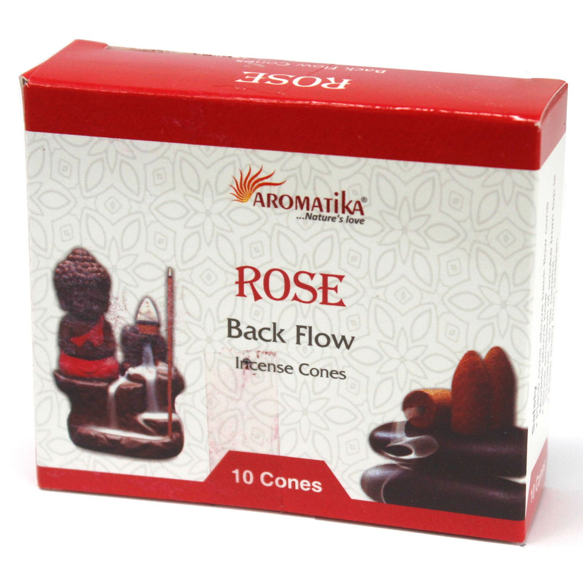 Aromatica Backflow Incense Cones - Rose - Spiru-shop.nl