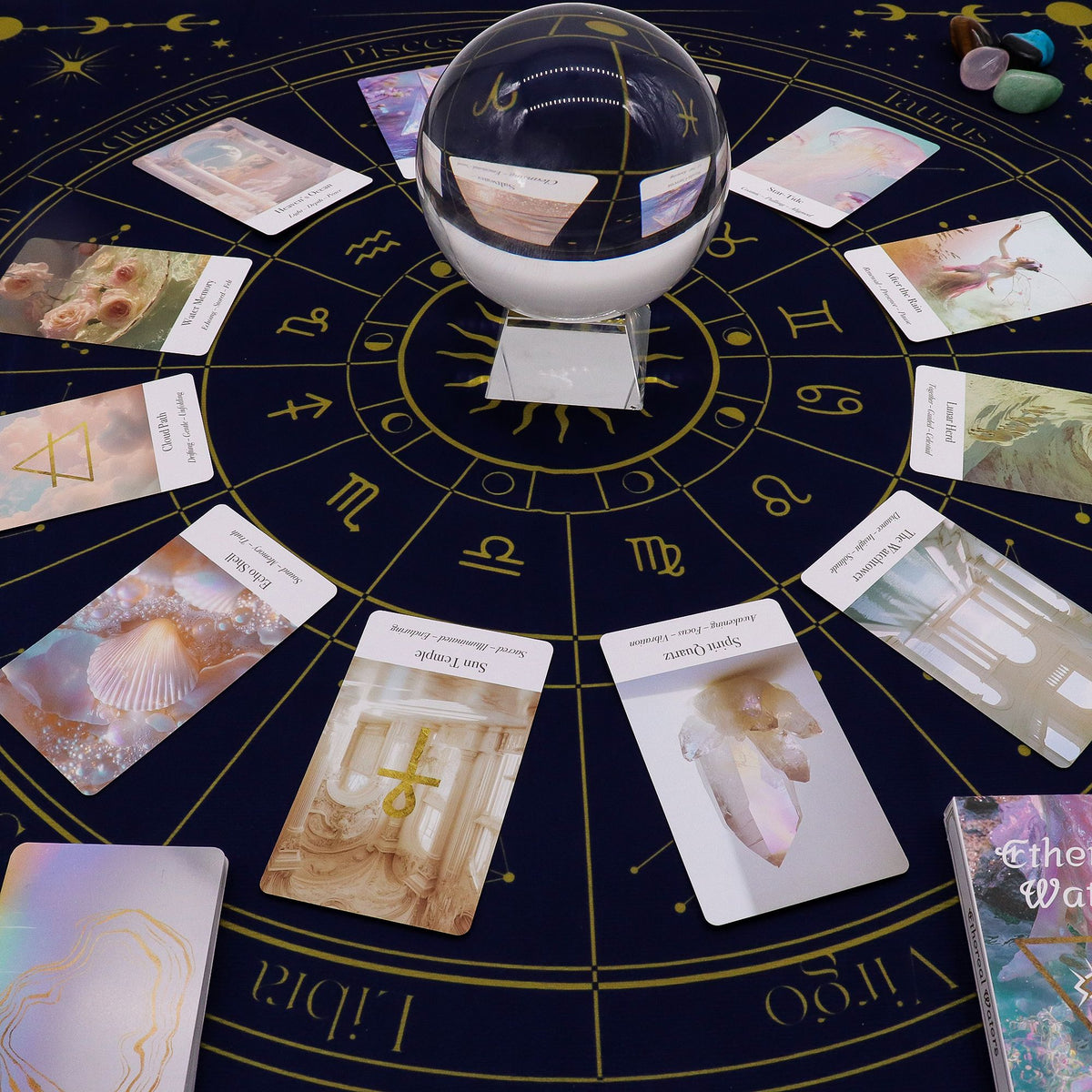 Tarot Reading Cloth - Zodiac - Spiru-shop.nl
