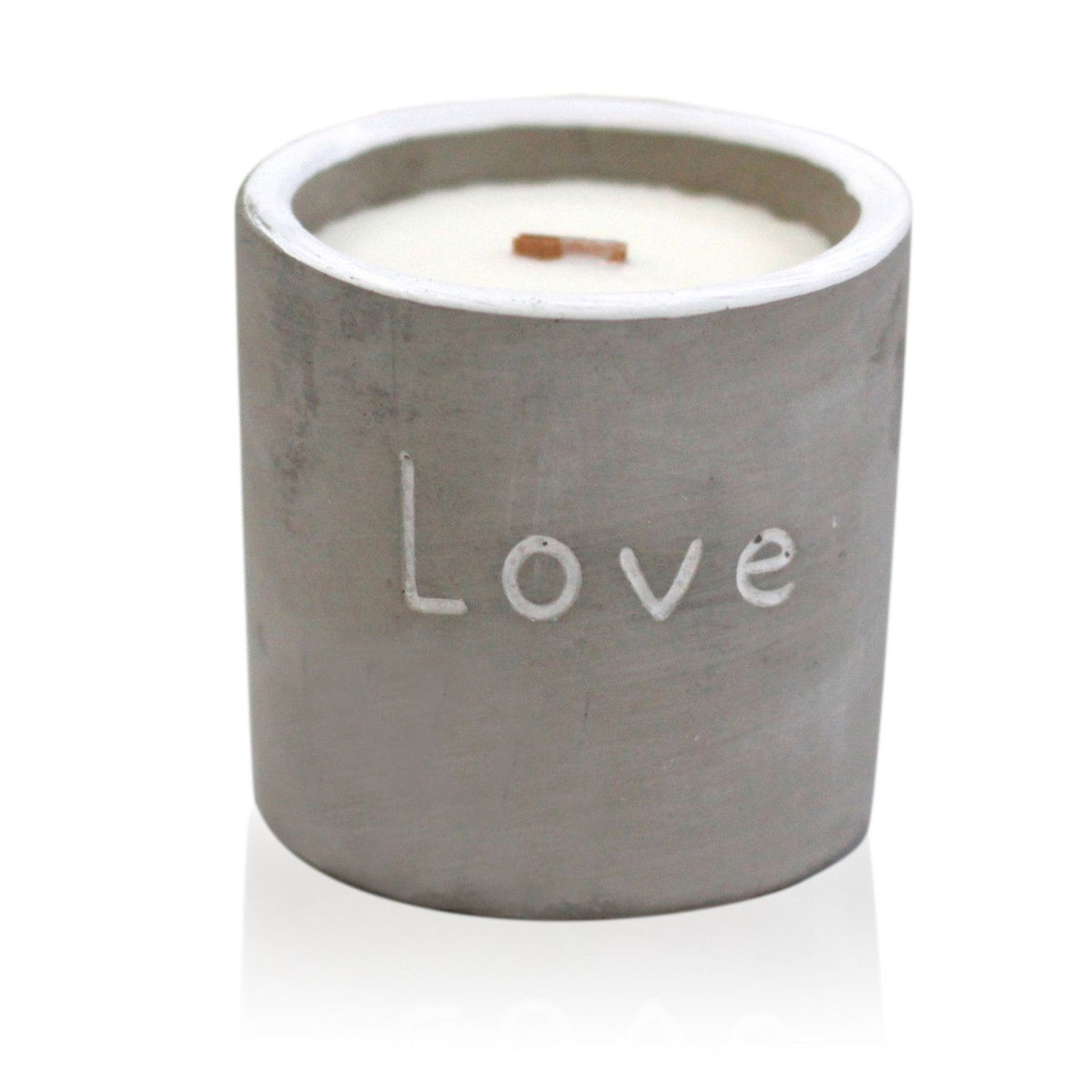Med Concrete Soy Candle - Love - Purple Fig & Casis - Spiru-shop.nl
