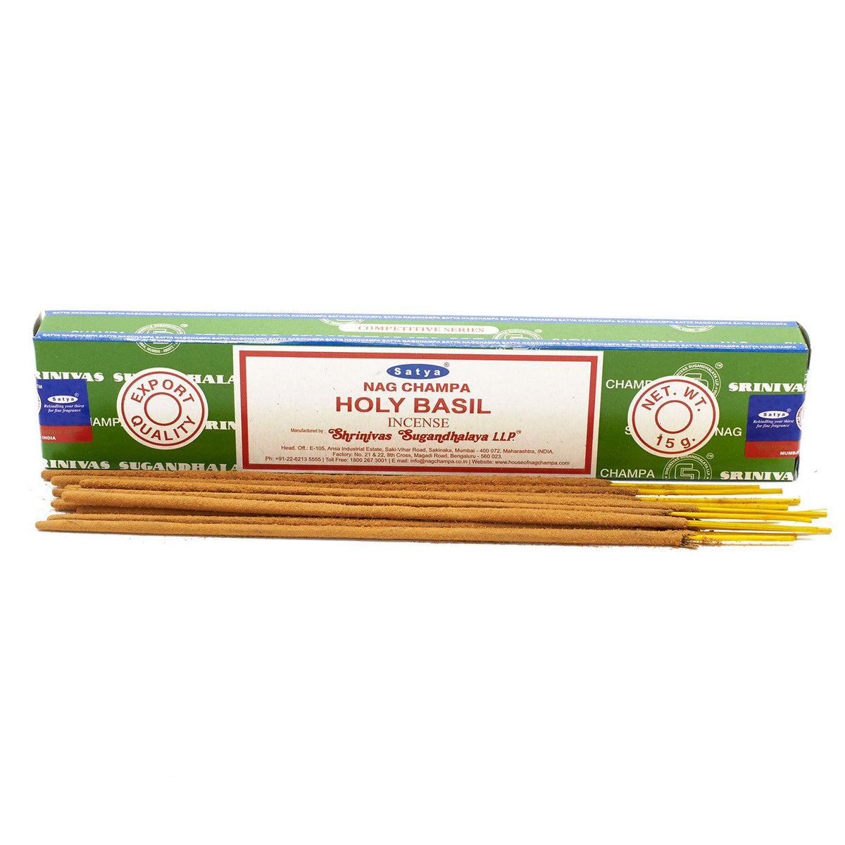 Satya Incense Sticks 15g - Holy Basil - Spiru-shop.nl