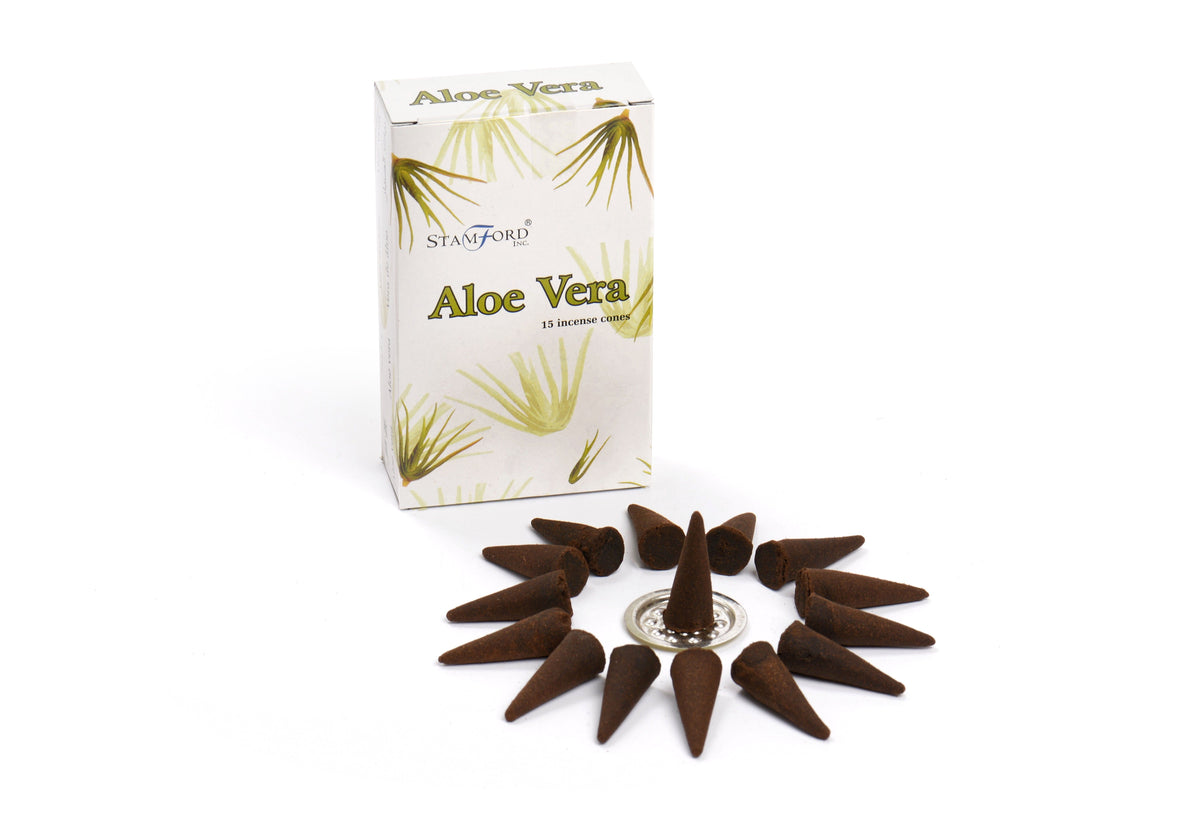 Aloe Vera Incense Cones - Spiru-shop.nl