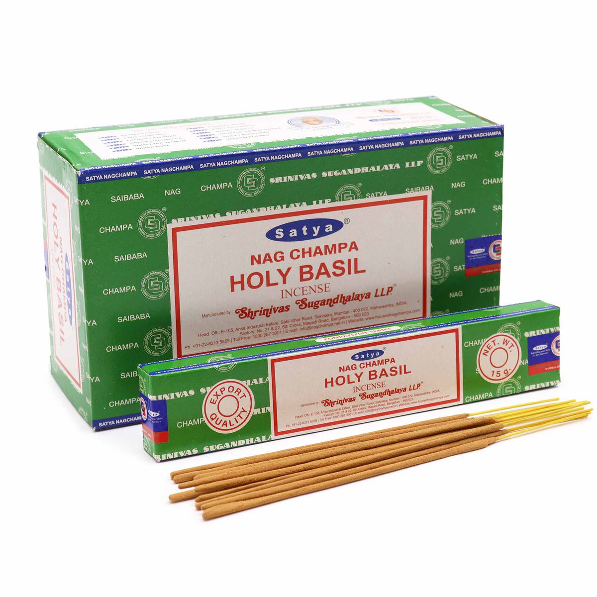 Satya Incense Sticks 15g - Holy Basil - Spiru-shop.nl