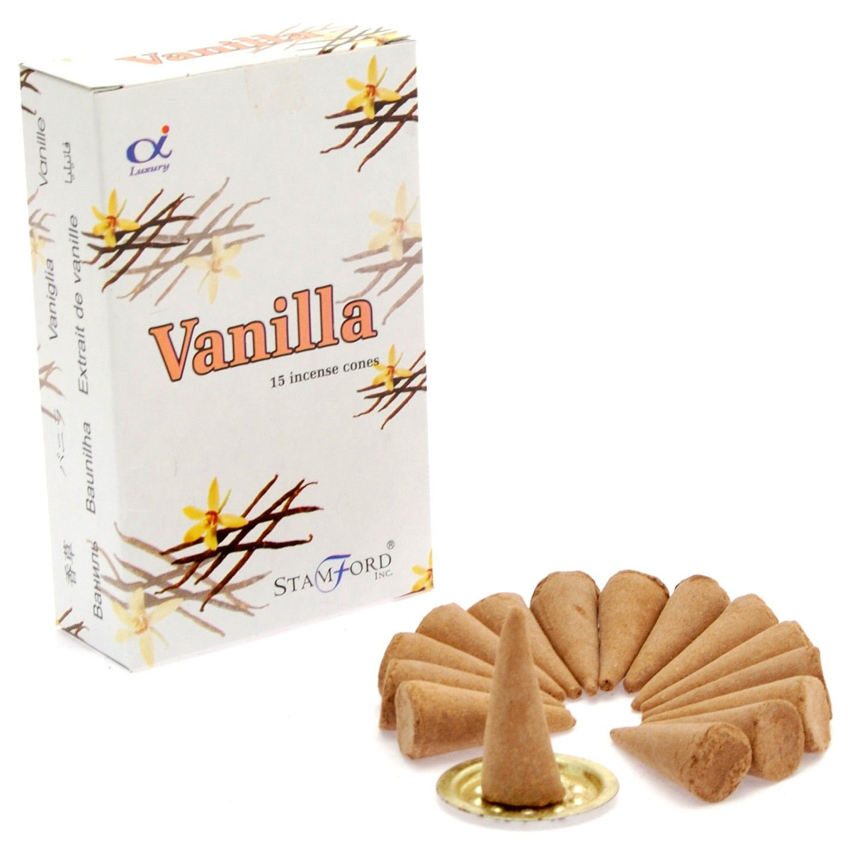 Vanilla Incense Cones - Spiru-shop.nl