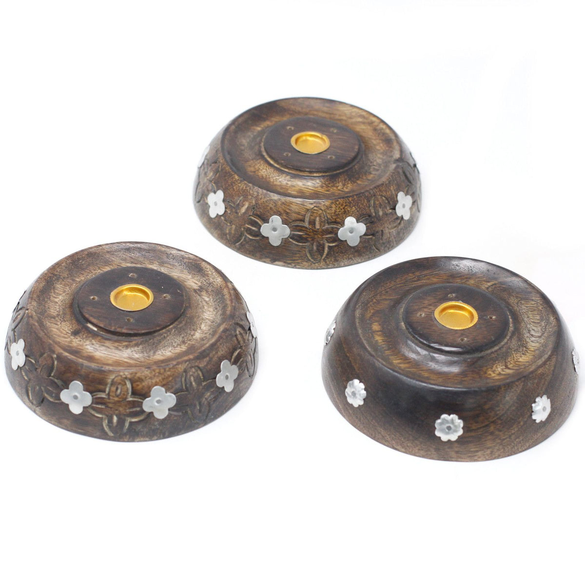 Cone & Stick Burner- Asst Design - Mango Wood - Spiru-shop.nl