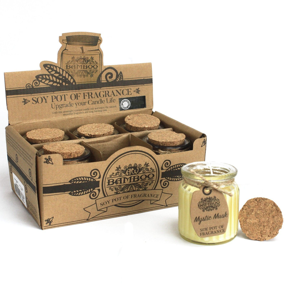 Mystic Musk Soy Pot of Fragrance Candle - Spiru-shop.nl