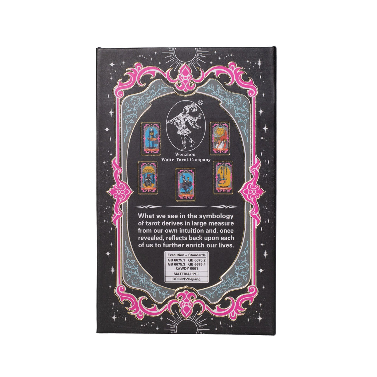 Gold Foil Tarot Card Set - with booklet - Spiru-shop.nl
