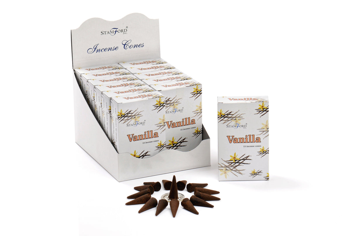 Vanilla Incense Cones - Spiru-shop.nl