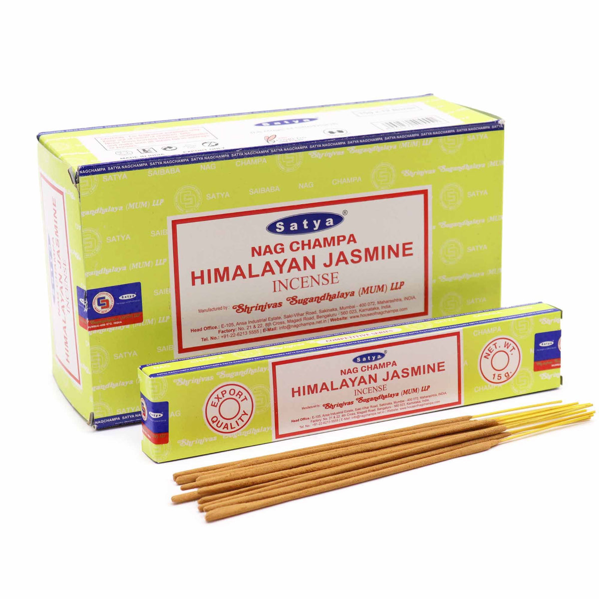 Satya Incense Sticks 15g - Himalayan Jasmine - Spiru-shop.nl