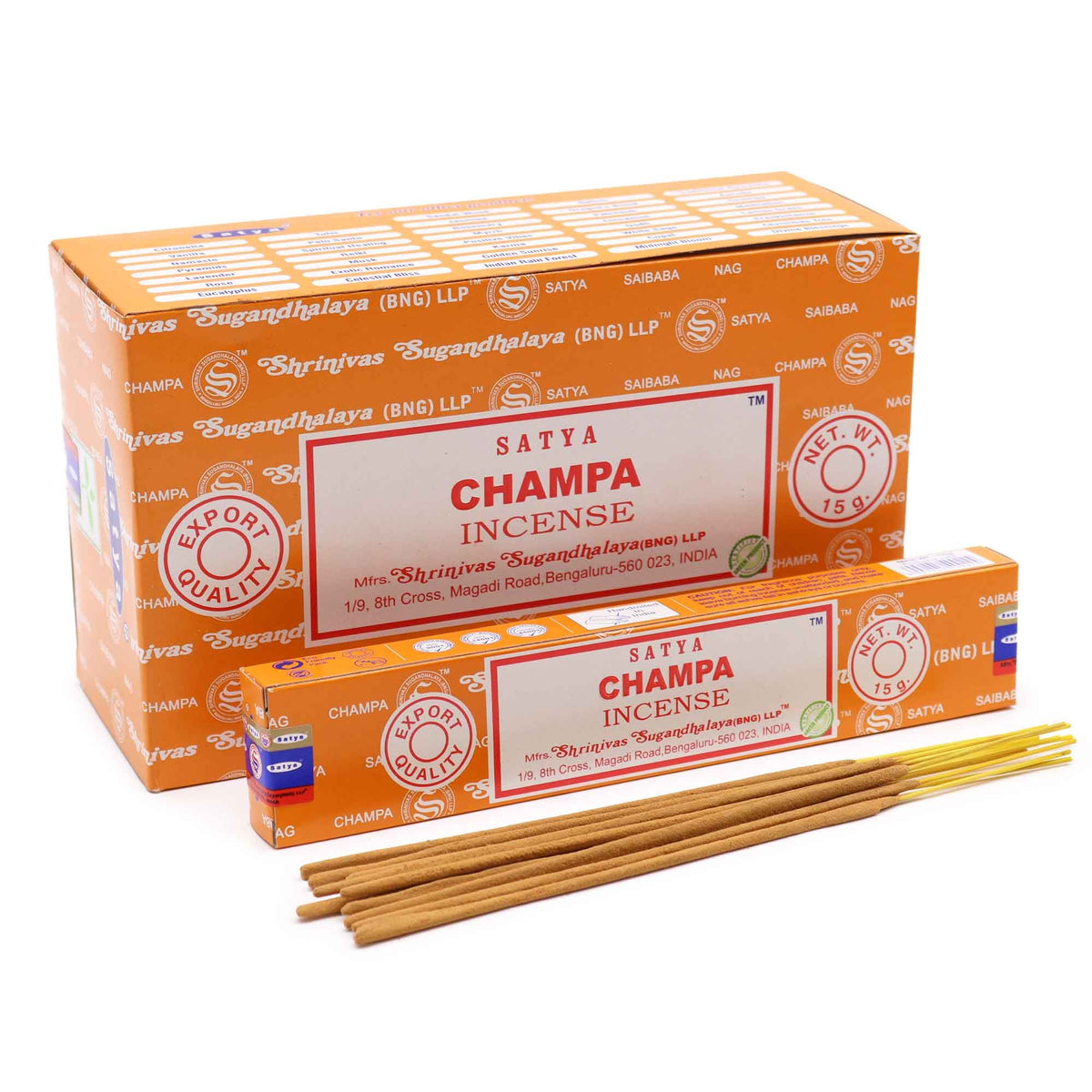 Satya Incense 15gm - Champa - Spiru-shop.nl