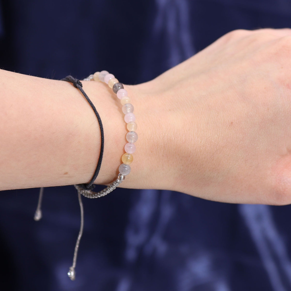 Zodiac Crystal Candle with Gemstone Bracelet - Gemini - Spiru-shop.nl