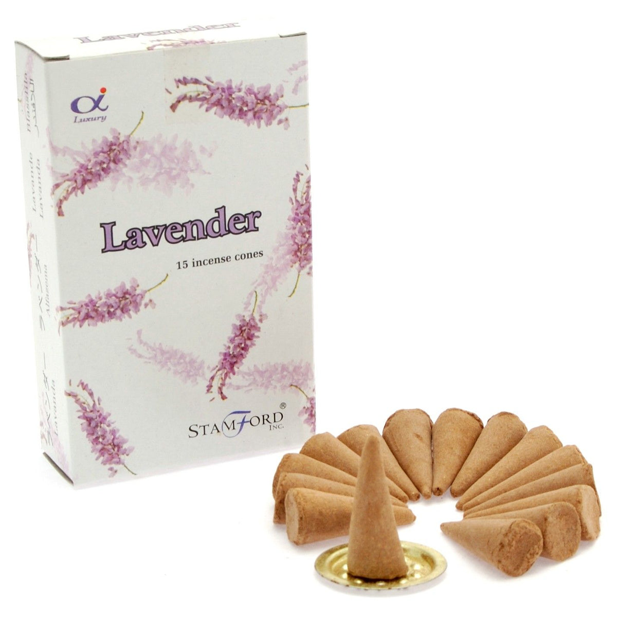 Lavender Incense Cones - Spiru-shop.nl