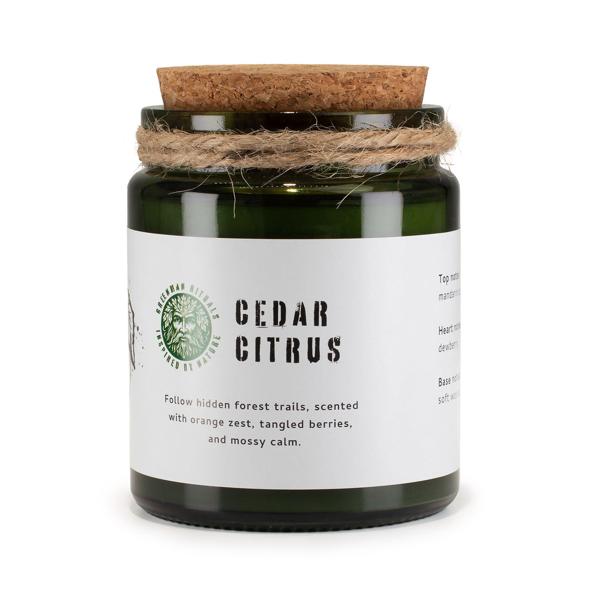 Greenman Woodwick Soy Candle - Forest Resin - Spiru-shop.nl