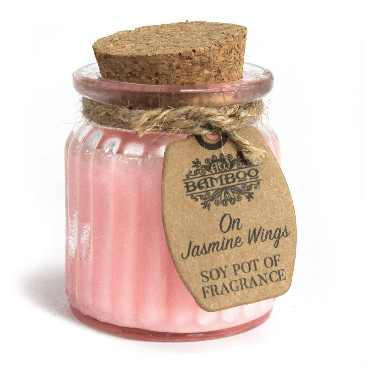 On Jasmine Wings Soy Pot of Fragrance Candle - Spiru-shop.nl