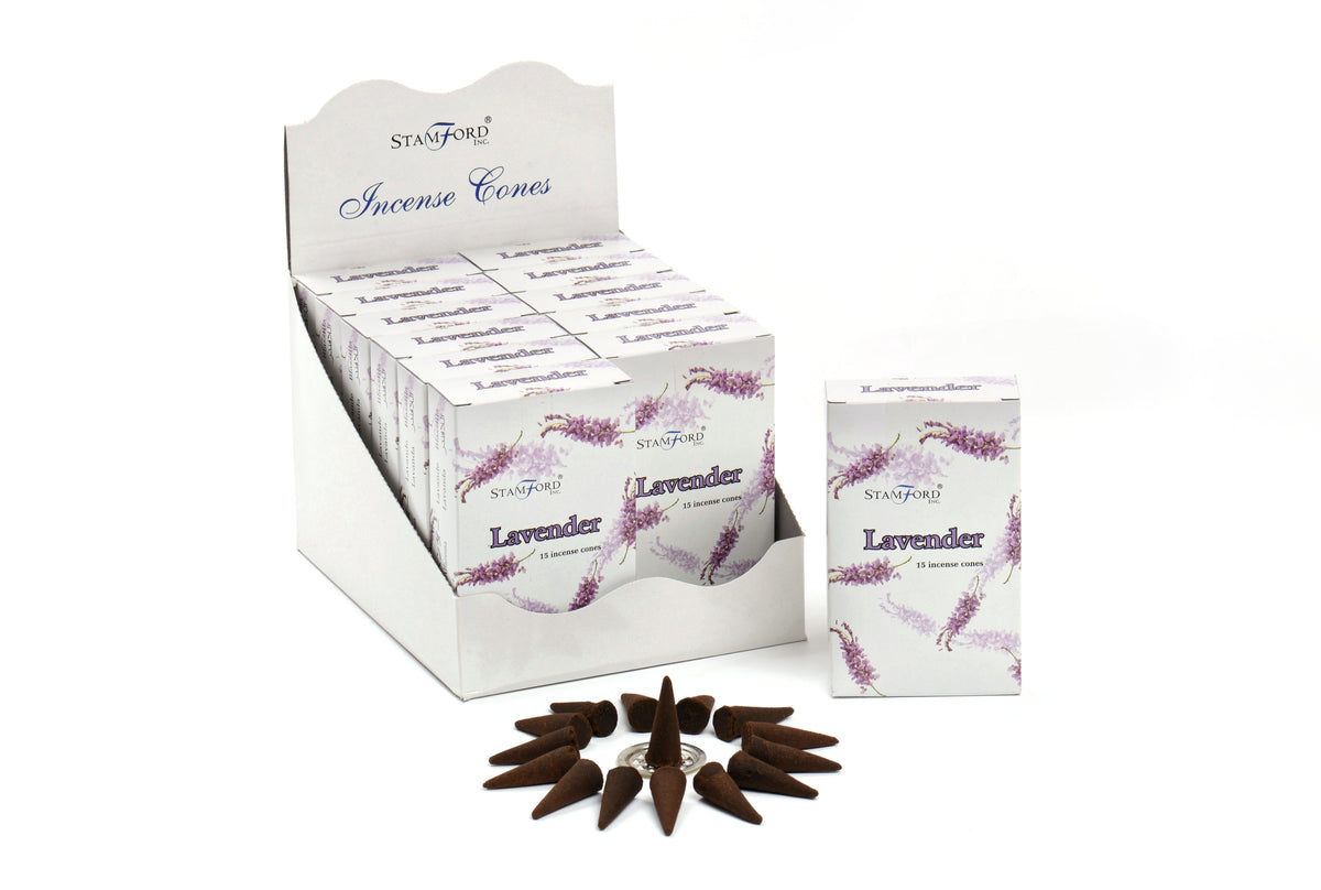 Lavender Incense Cones - Spiru-shop.nl