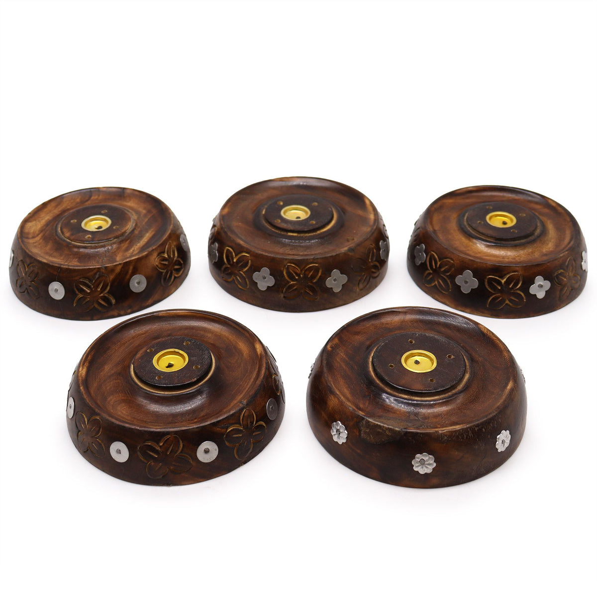 Cone & Stick Burner- Asst Design - Mango Wood - Spiru-shop.nl