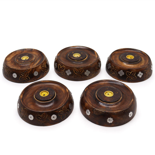 Cone & Stick Burner- Asst Design - Mango Wood - Spiru-shop.nl