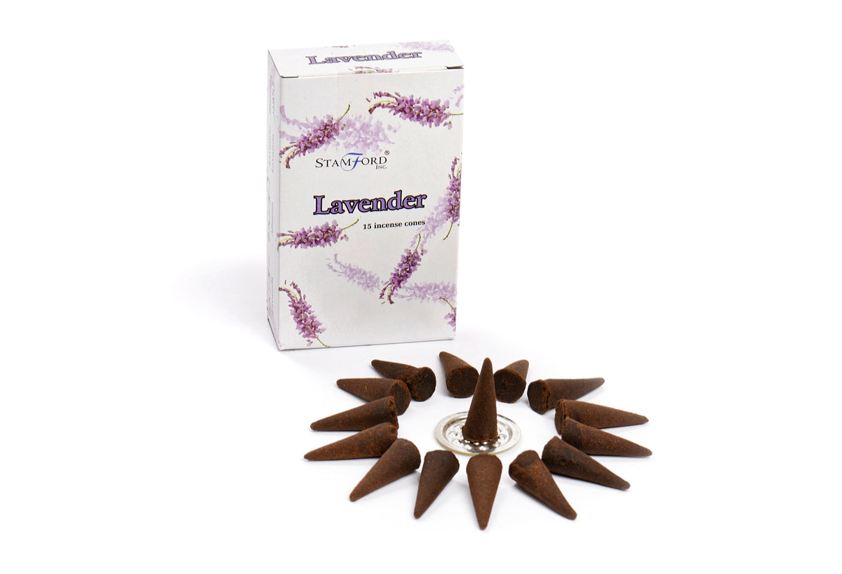 Lavender Incense Cones - Spiru-shop.nl