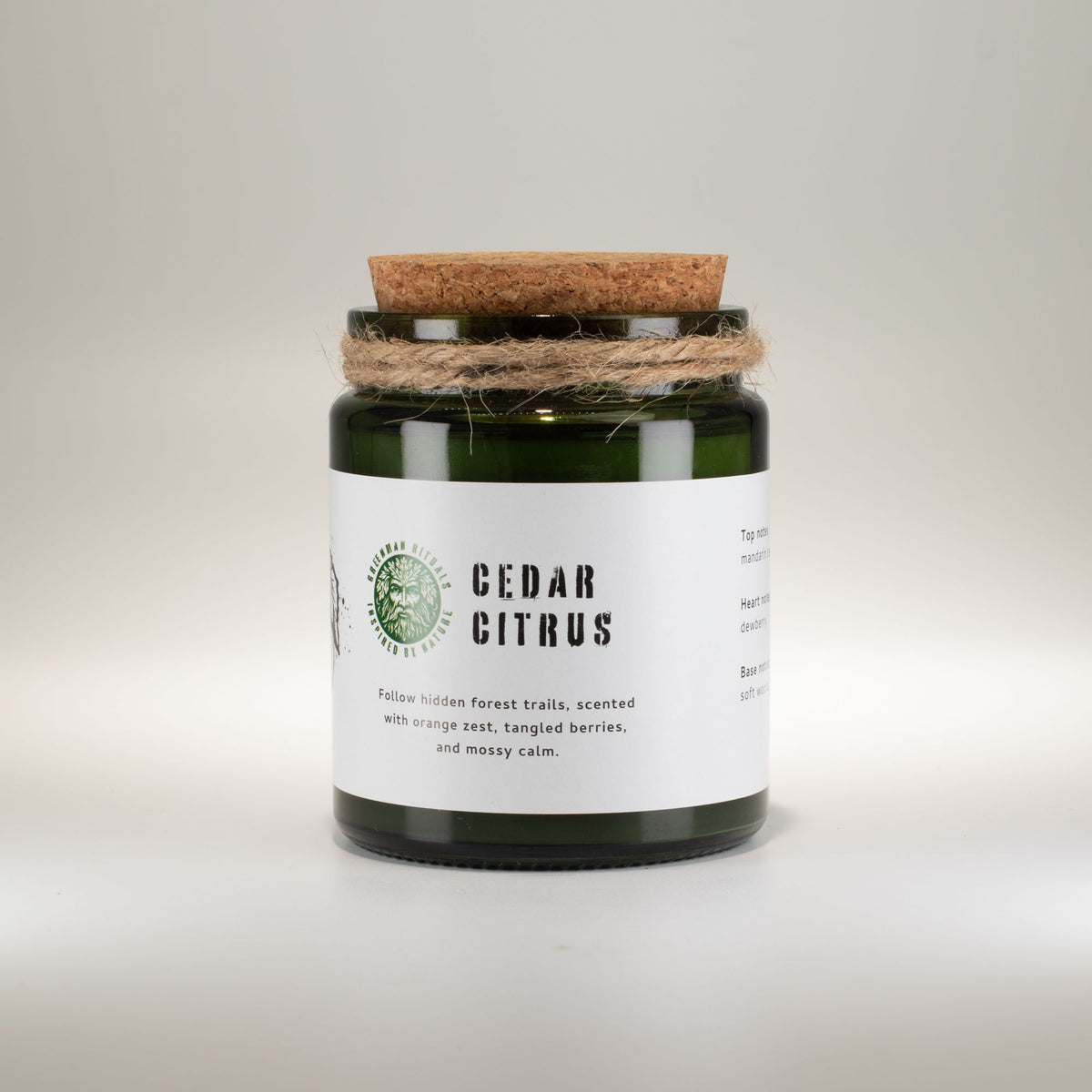 Greenman Woodwick Soy Candle - Forest Resin - Spiru-shop.nl