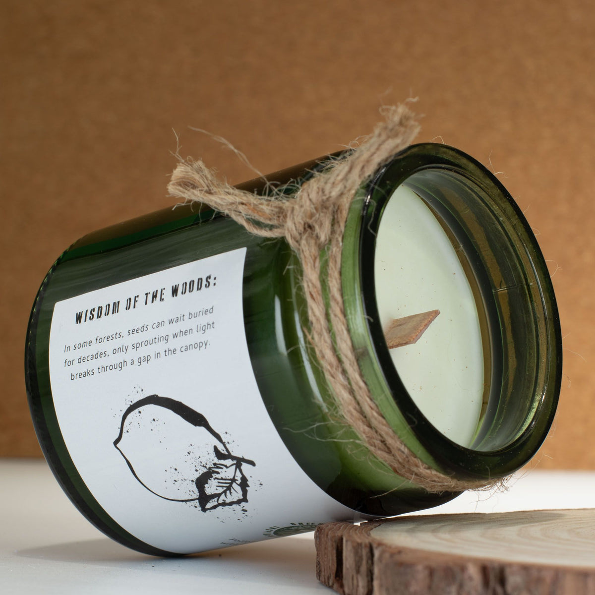 Greenman Woodwick Soy Candle - Forest Resin - Spiru-shop.nl