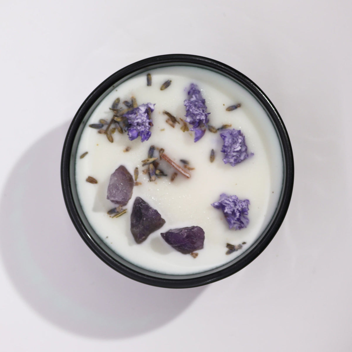 Hop Hare Crystal Magic Flower Candle - The Moon - Spiru-shop.nl
