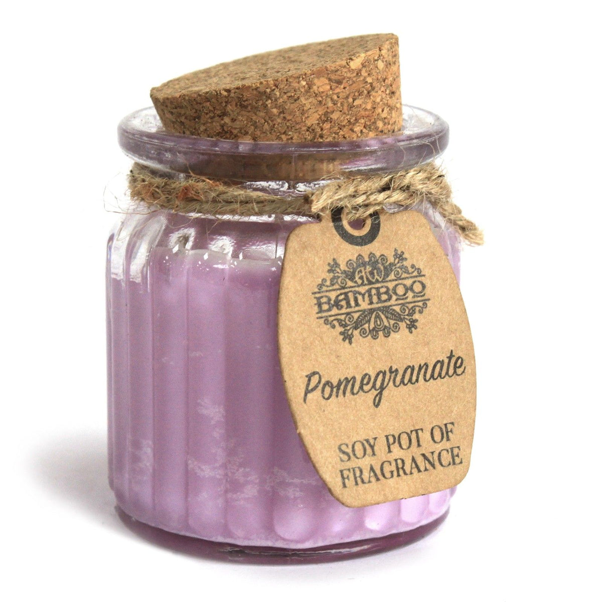 Pomegranate Soy Pot of Fragrance Candle - Spiru-shop.nl