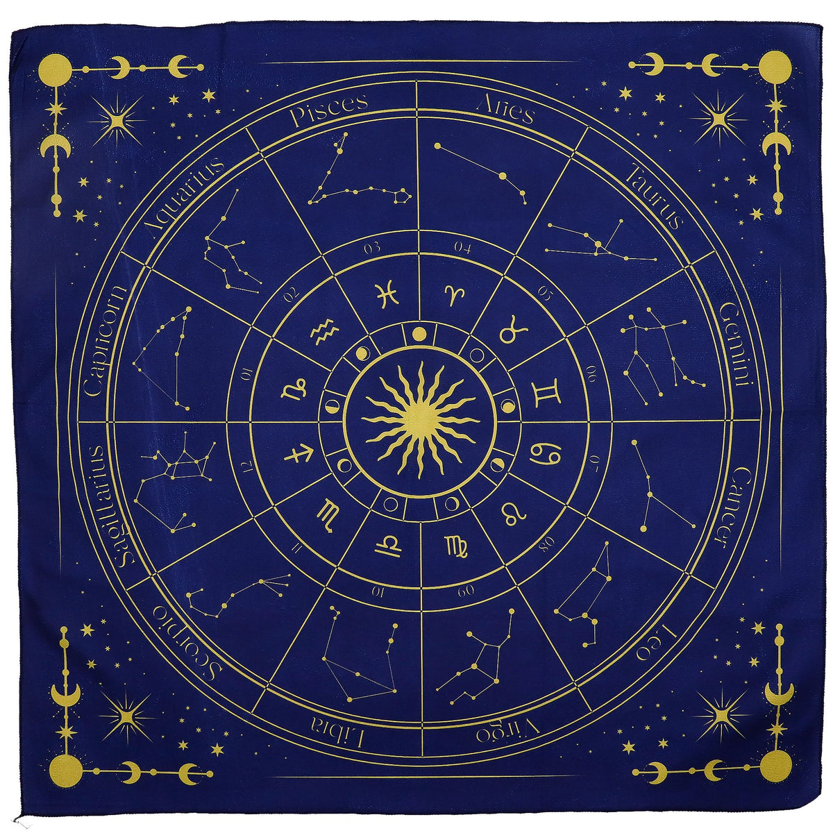 Tarot Reading Cloth - Zodiac - Spiru-shop.nl