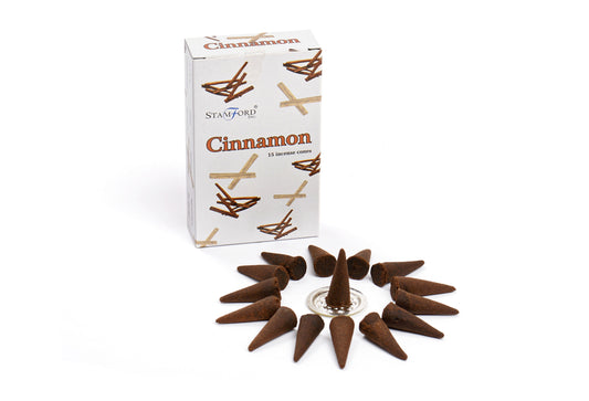 Cinnamon Incense Cones - Spiru-shop.nl