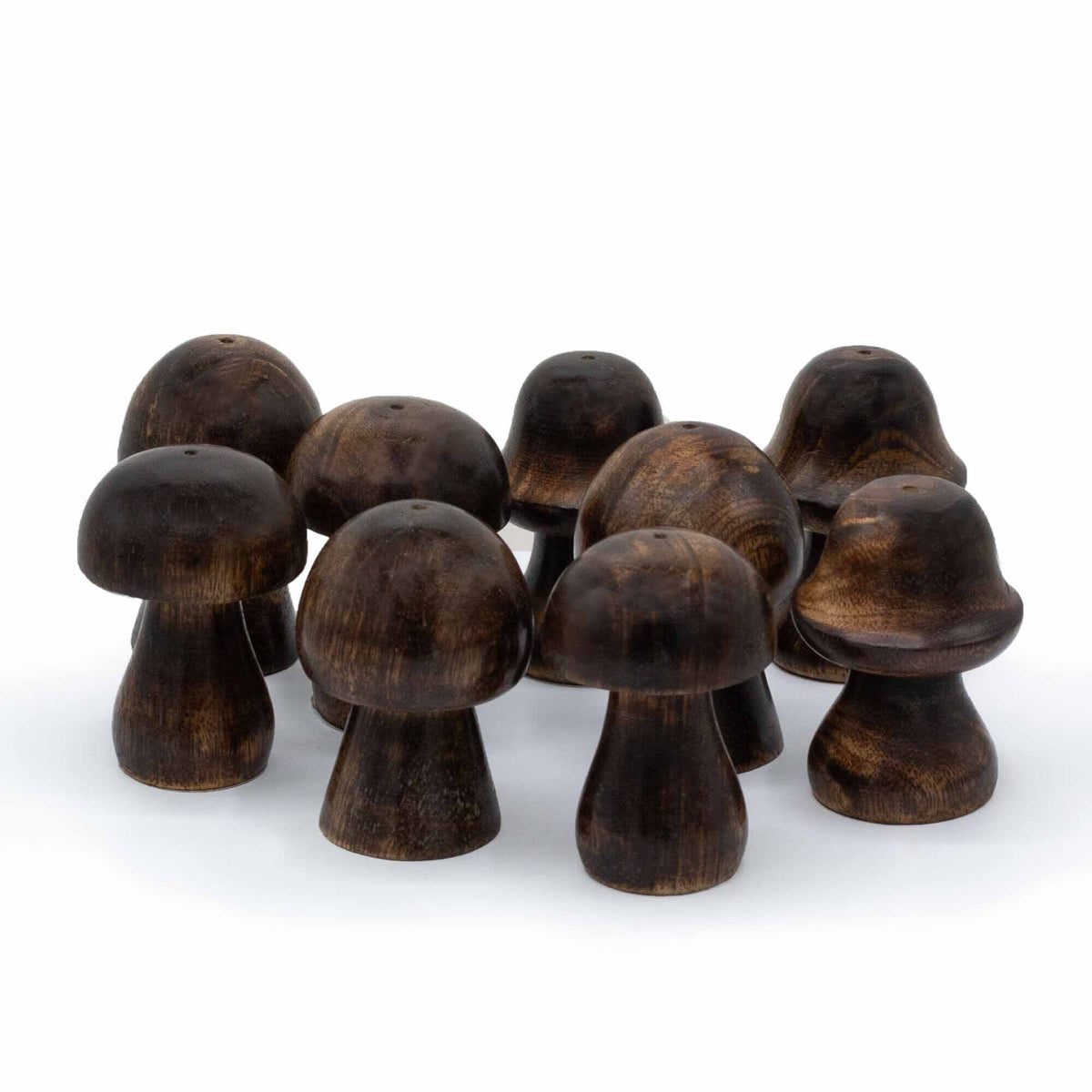 Set of 3 Mini Incense Mushrooms (8cm 7cm 6.5cm) - Spiru-shop.nl