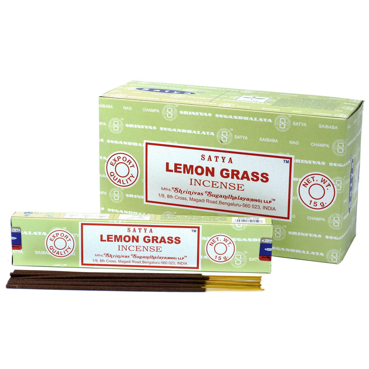 Satya Incense 15gm - Lemongrass - Spiru-shop.nl
