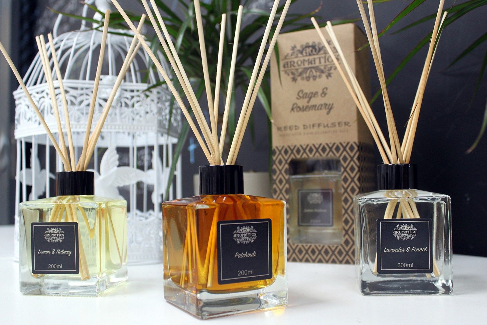 200ml Lime & Ginger Essential Oil Reed Diffuser - Spiru-shop.nl