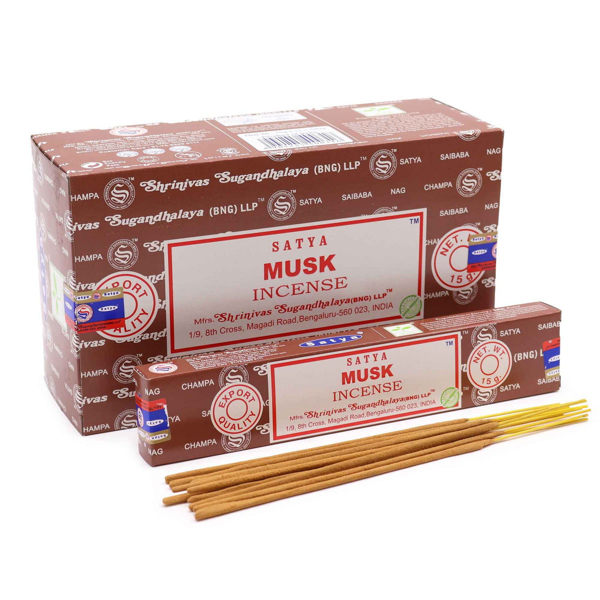 Satya Incense 15gm - Musk - Spiru-shop.nl