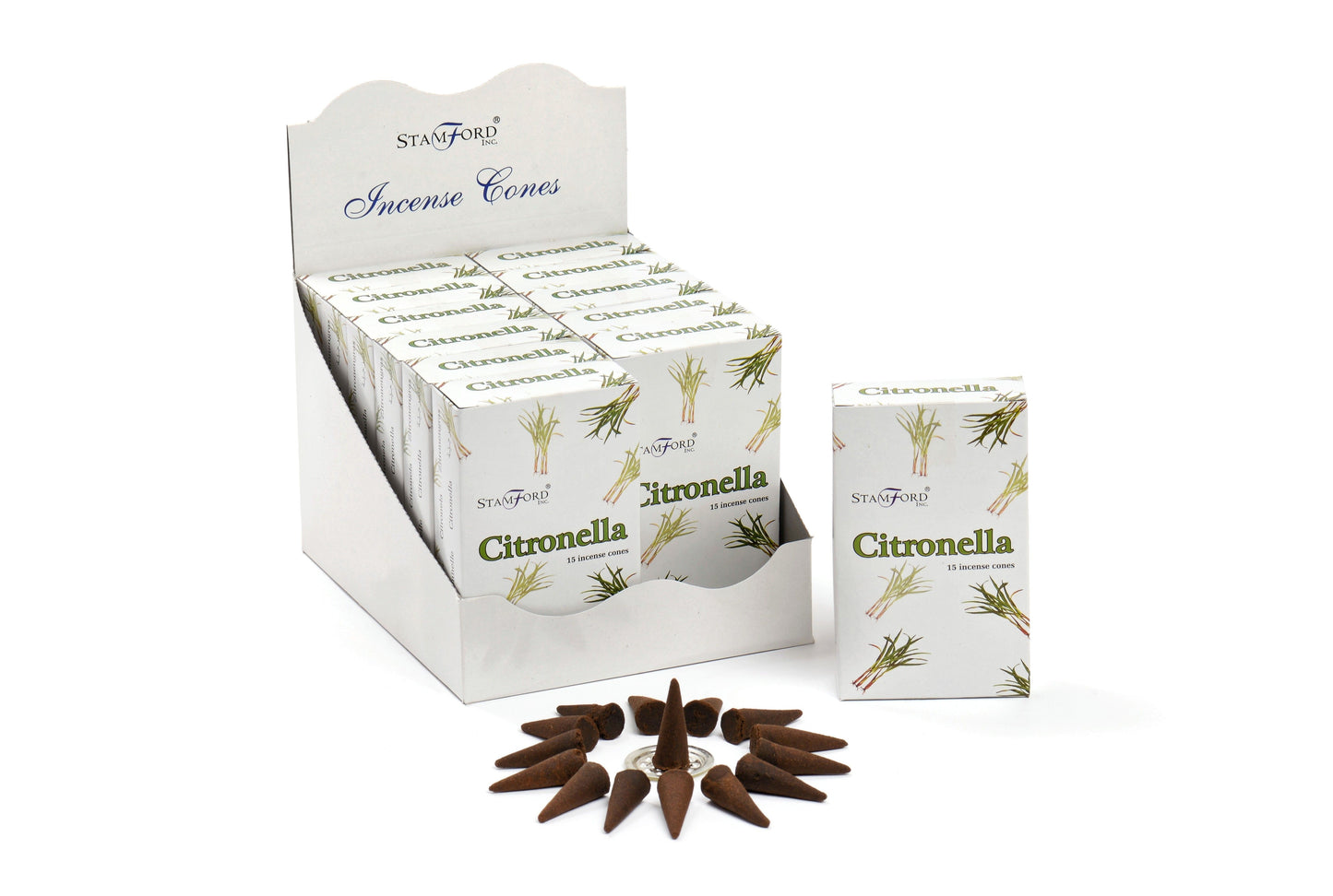 Citronella Incense Cones - Spiru-shop.nl