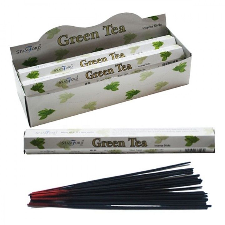Green Tea Premium Incense - Spiru-shop.nl