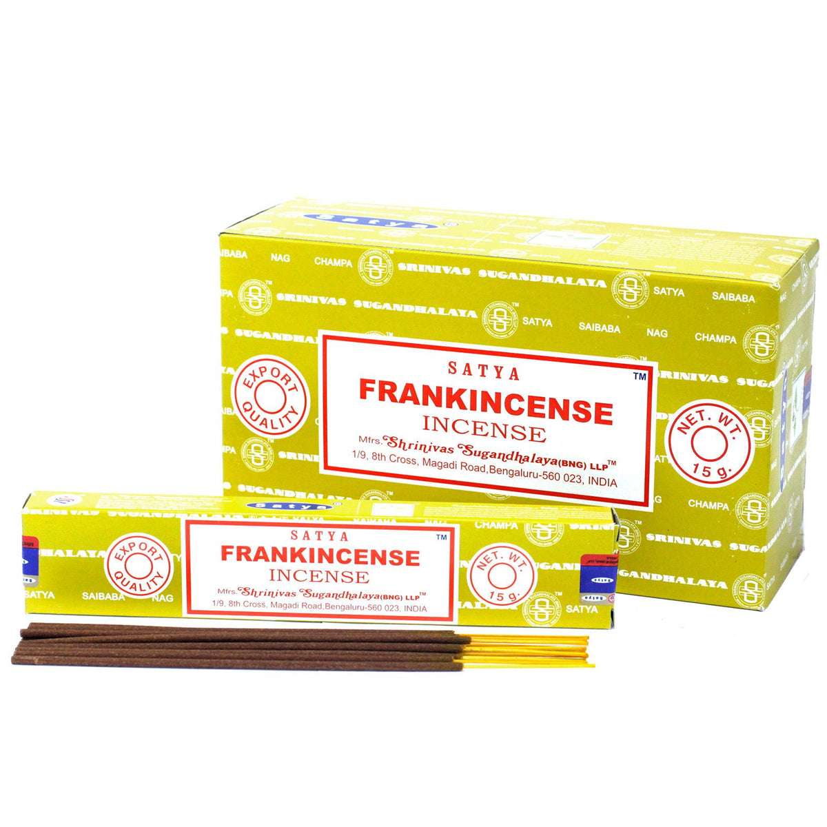 Satya Incense 15gm - Frankincense - Spiru-shop.nl