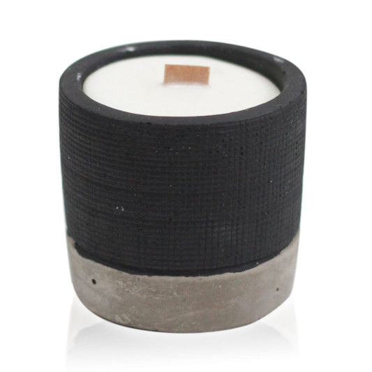 Pot Concrete Soy Candle - Black - Brandy Butter - Spiru-shop.nl