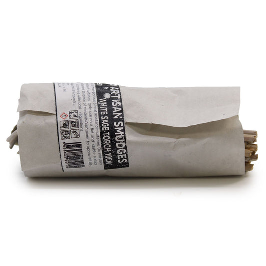 Smudge Stick - White Sage Torch 10cm - Spiru-shop.nl